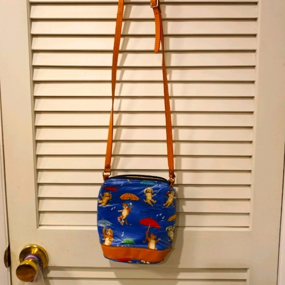 Dog and Cat print crossbody purse